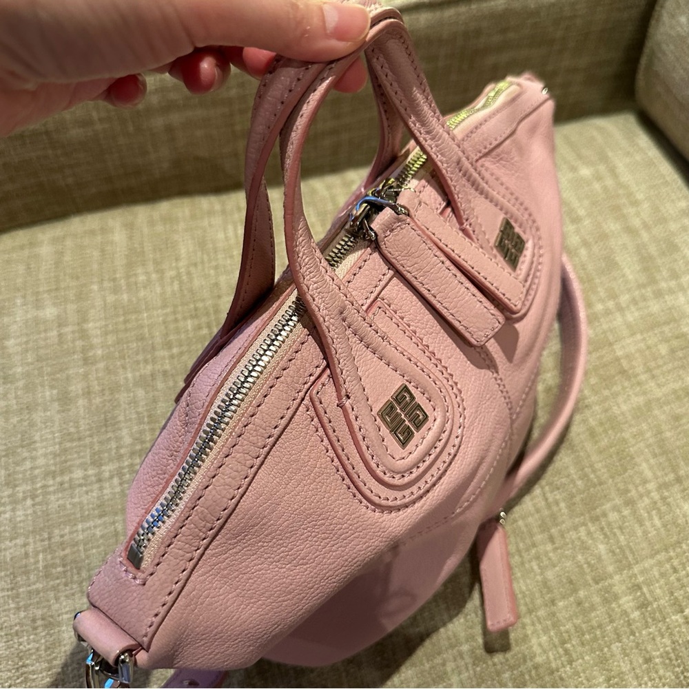 GIVENCHY
Pink Goatskin Leather Micro Nightingale Bag - Picture 13 of 15
